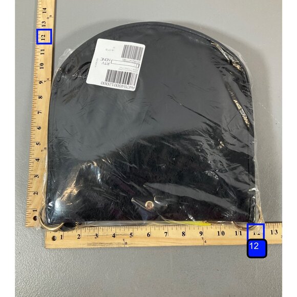 ahdorned Women's Black Messenger Bag with Adjustable Straps and Bonus Pouch, Dua - Picture 4 of 8